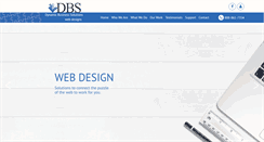 Desktop Screenshot of dbswebdesigns.com